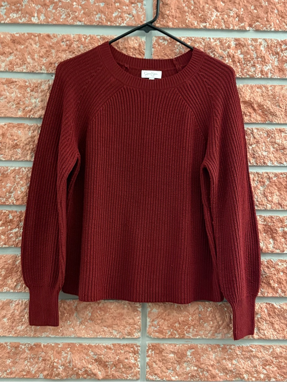 🌟 Jessica Simpson Ribbed Crewneck Sweater - Picture 6 of 7